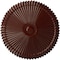 Ekena Millwork Shakuras Ceiling Medallion (Fits Canopies up to 5"), Hand-Painted Brushed Mahogany, 24"OD x 3"P CM24SHBMF - alternate 1